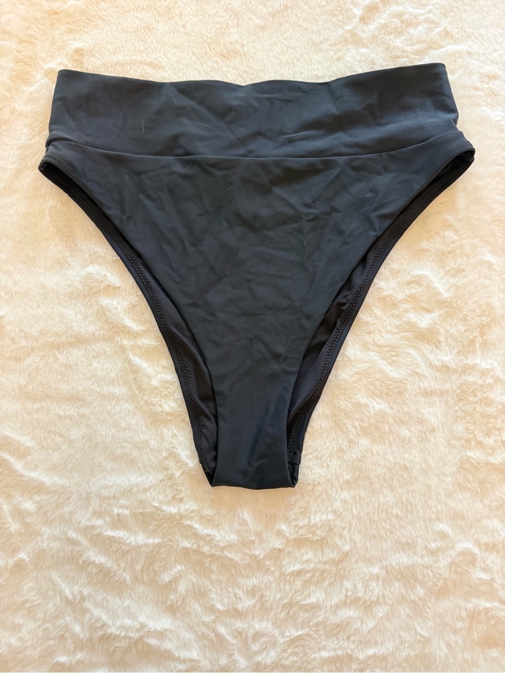 aerie Black High-Waist Bikini Bottom